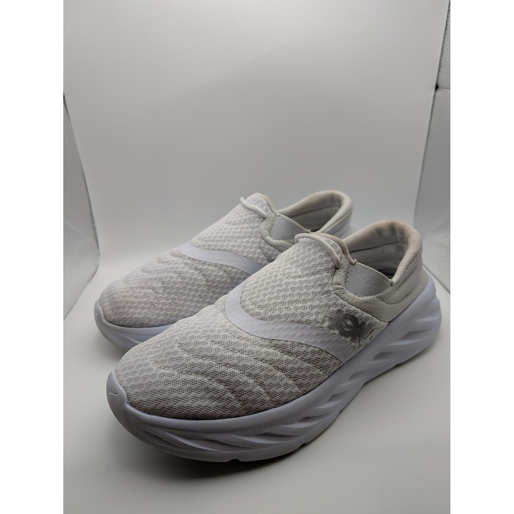 Hoka One One Ora Recovery Shoe 2 Womens 10 White Slip On Comfort Walking Sneaker